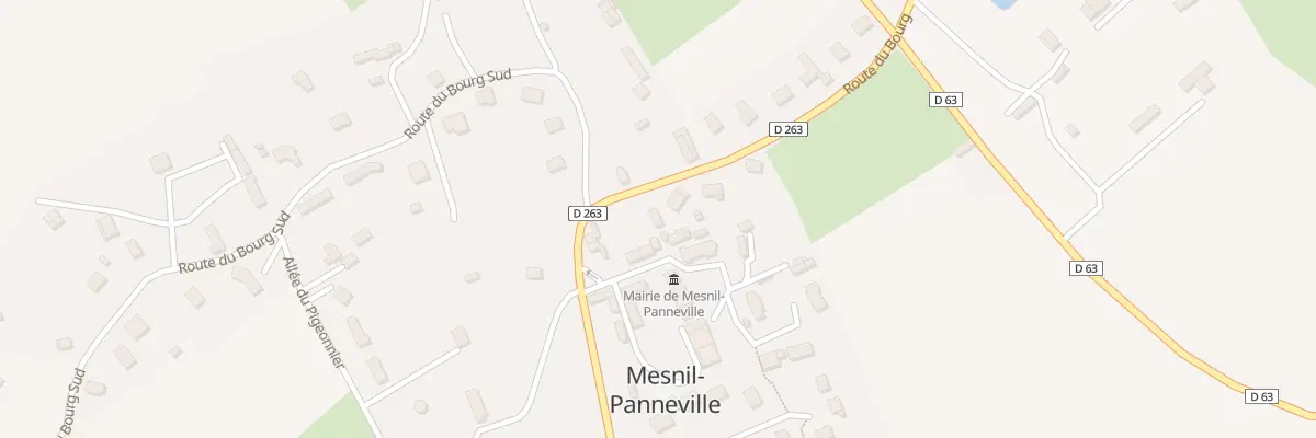 Plan du 5005 Le Bourg Sud à Mesnil-Panneville