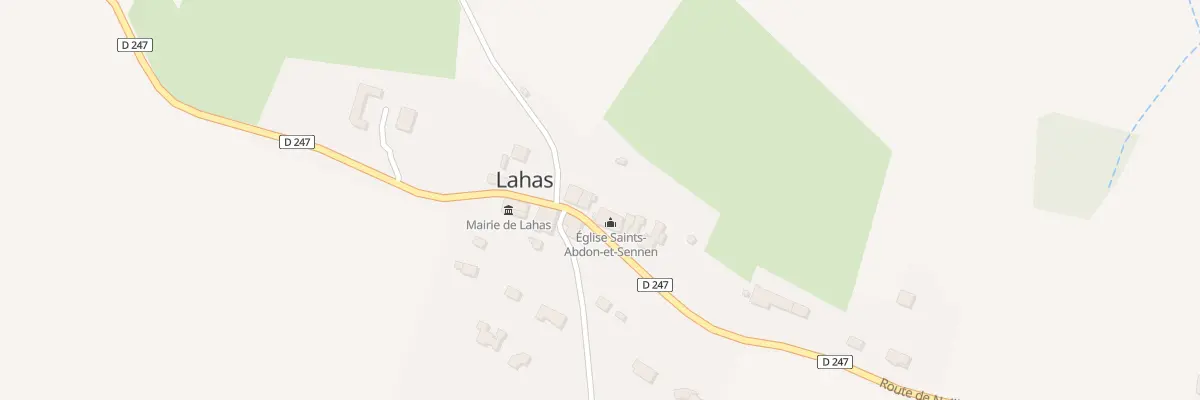 Plan du 5004A Au Village à Lahas