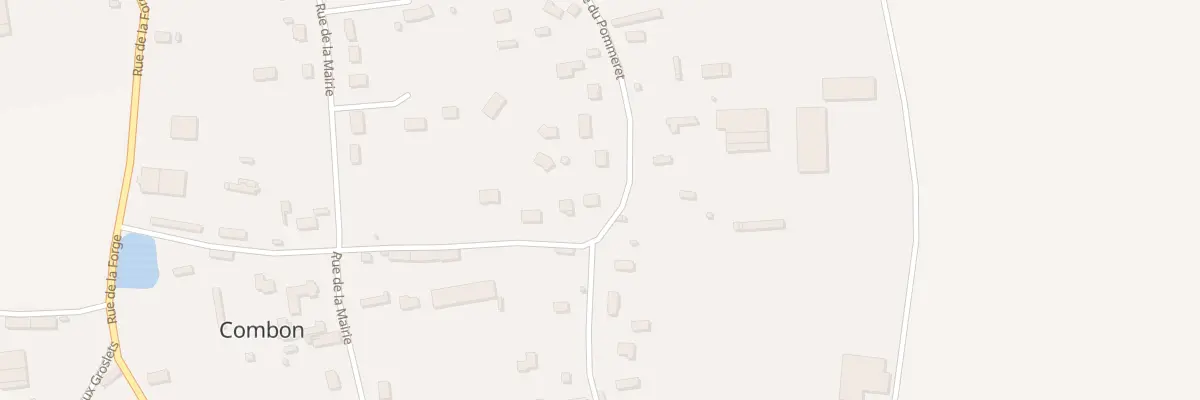 Plan du 7 Rue du Pommeret à Combon