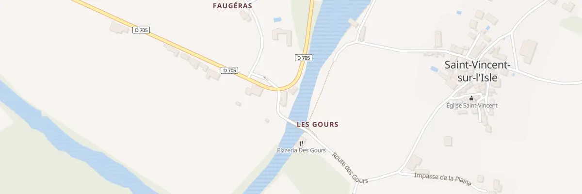 Plan du 2 Av de la Vallée de l’Isle à Saint-Vincent-sur-l’Isle