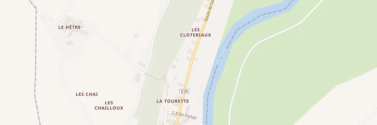 Plan du 77 Grande Rue aux Roches-l’Évêque