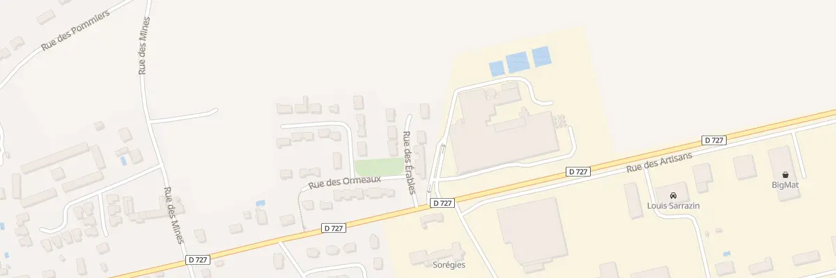 Plan du 6 Rue des Erables à Montmorillon