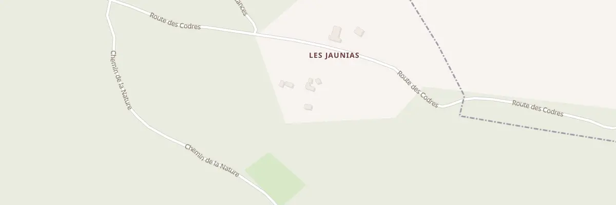 Plan du 1920 Rte des Codres à La Douze