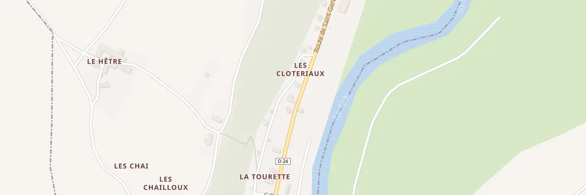 Plan du 81 Grande Rue aux Roches-l’Évêque
