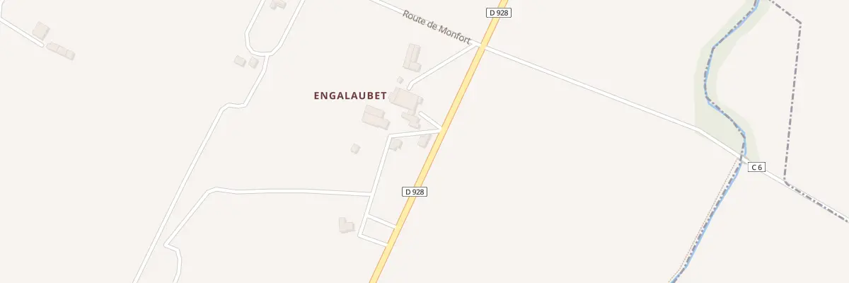Plan du 2125 Rte d’Auch à Solomiac