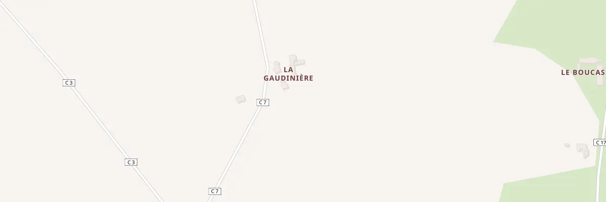 Plan du 4 La Gaudiniere à Mouzay