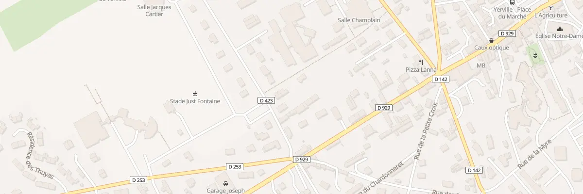 Plan du 310 Rue des Acacias à Yerville