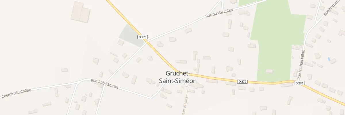Plan du 1031 Rue de l’Eglise à Gruchet-Saint-Siméon