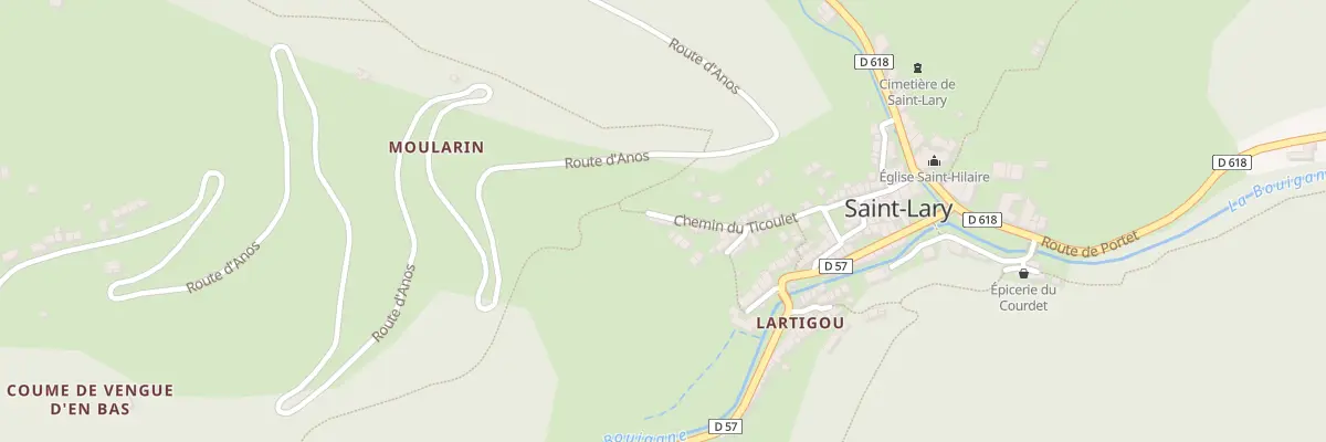 Plan du 5234 Village à Saint-Lary