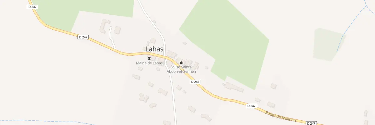 Plan du 63 Rte de Noilhan à Lahas