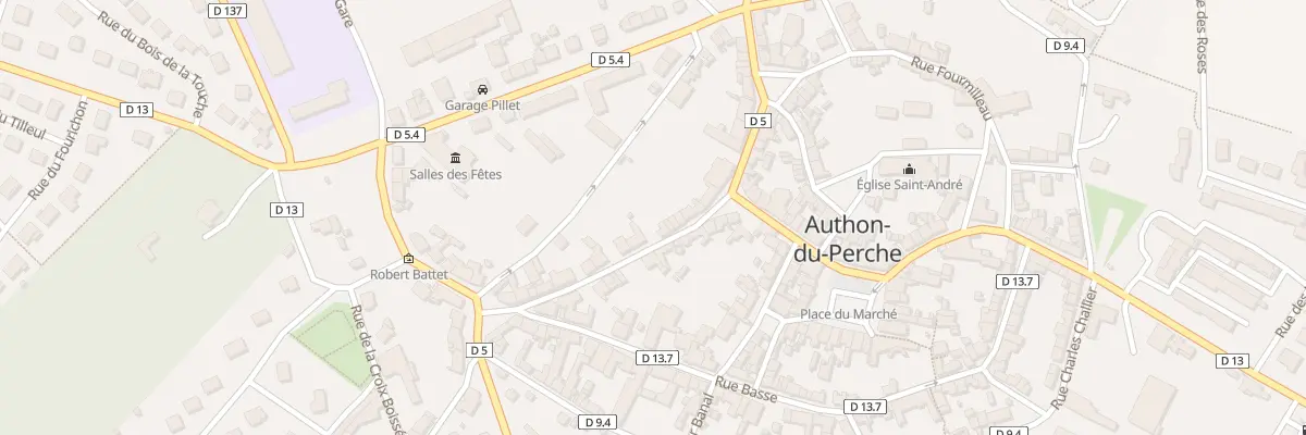 Plan du 12 Rue Marie-thibault à Authon-du-Perche