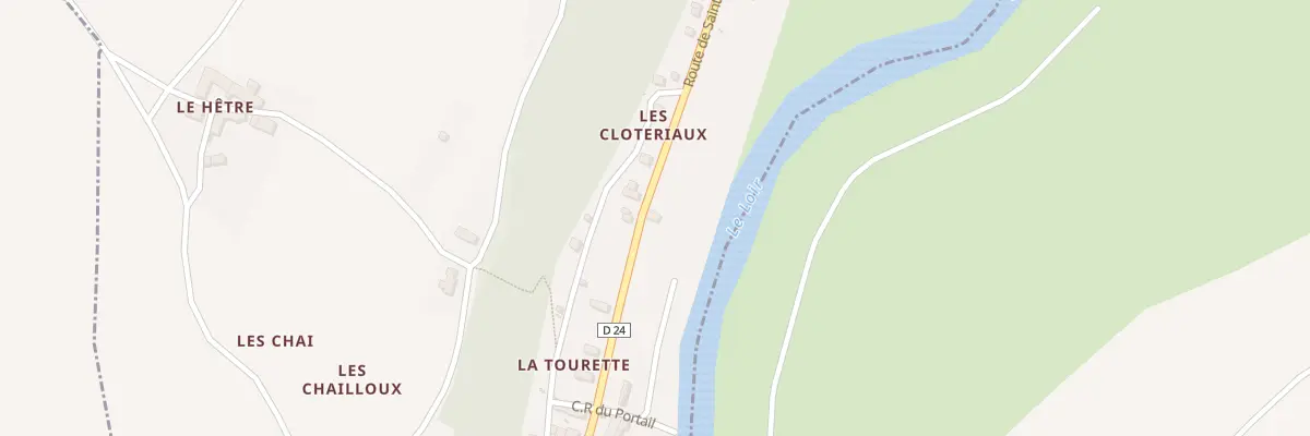 Plan du 68 Grande Rue aux Roches-l’Évêque
