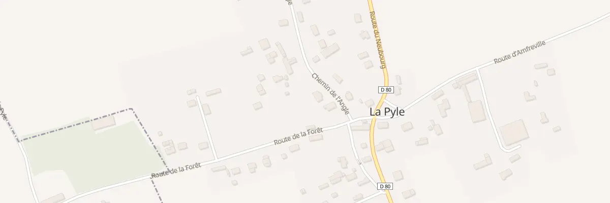 Plan du 1B Che de l’Angle à La Pyle