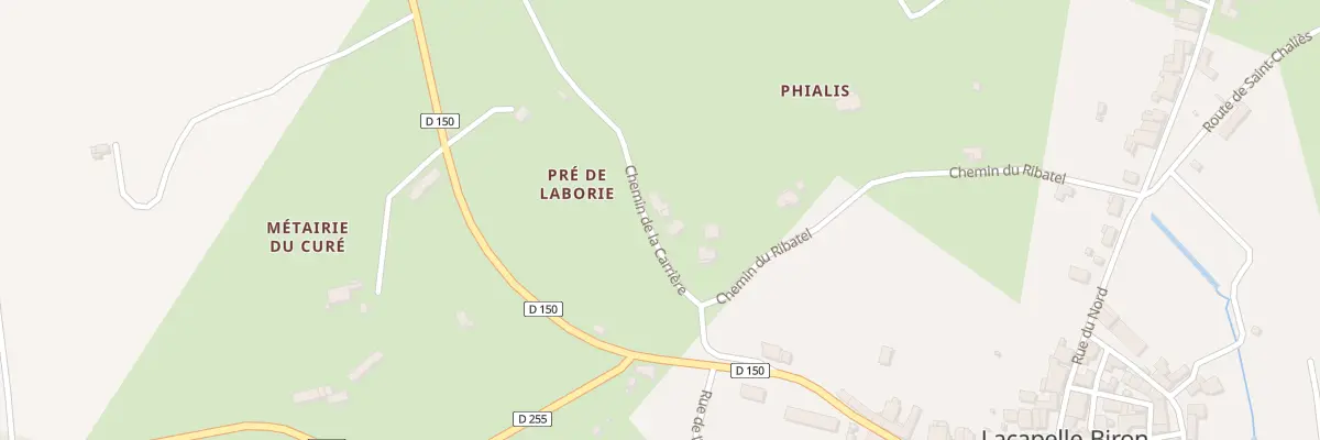 Plan du 78 Che de la Carrière à Lacapelle-Biron