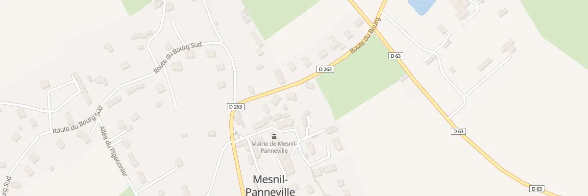 Plan du 5008D Le Bourg Nord à Mesnil-Panneville