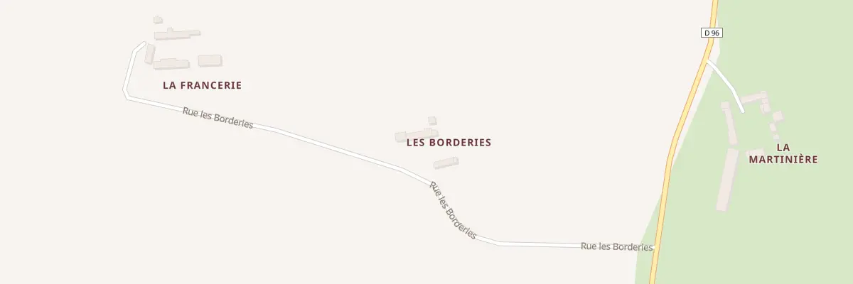 Plan du 43 Les Borderies à Esves-le-Moutier
