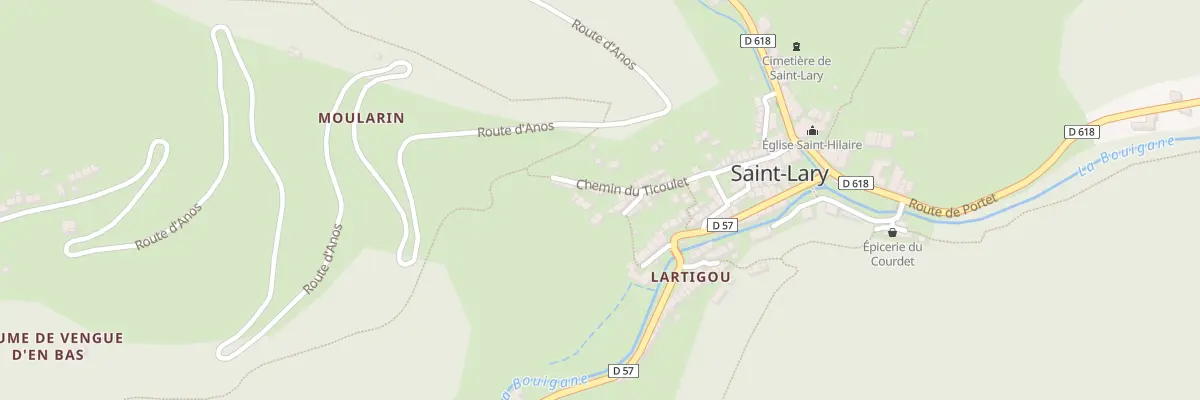 Plan du 167 Village à Saint-Lary