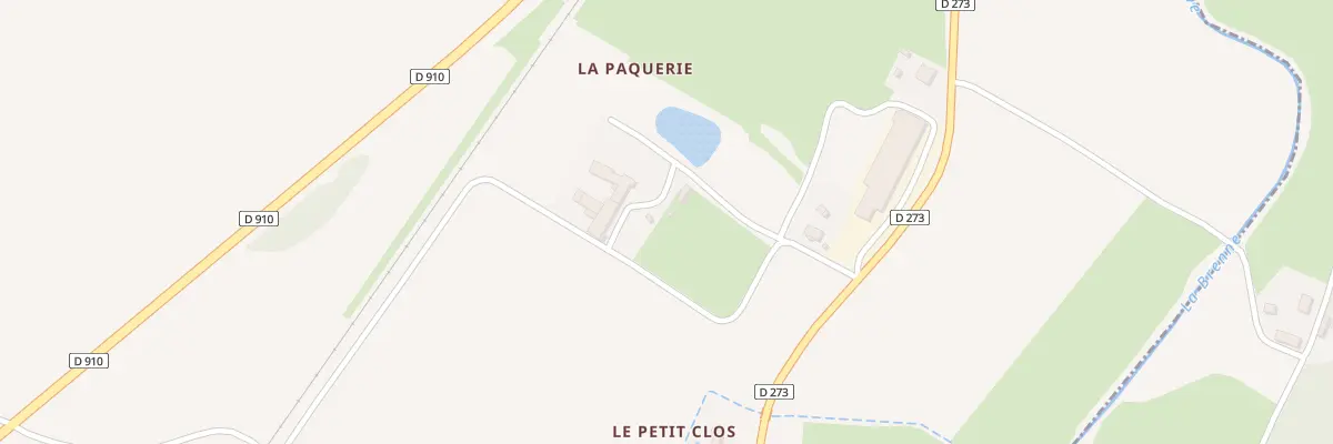 Plan du 353 La Paquerie à Villedômer