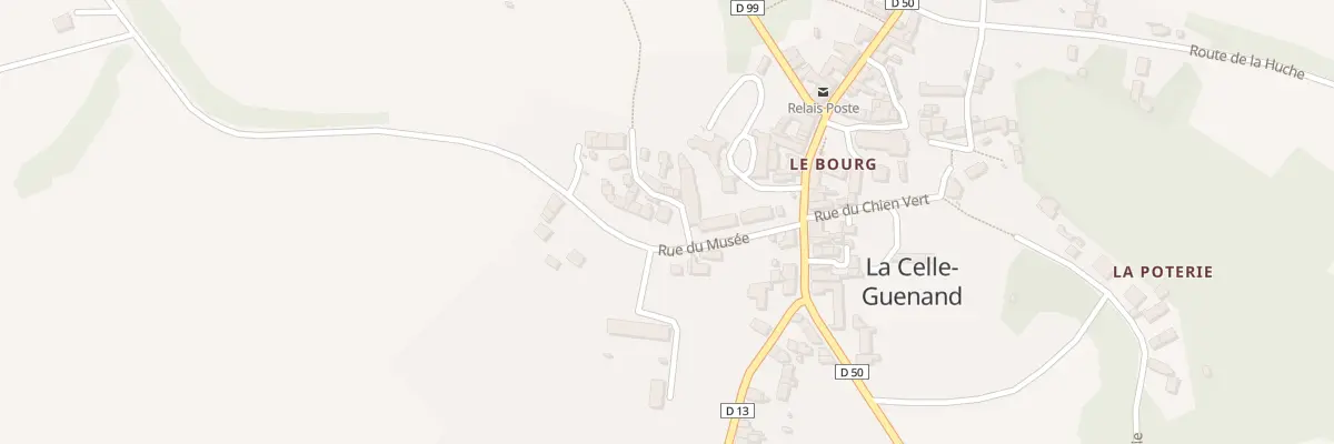 Plan du 1 Rue de la Juiverie à La Celle-Guenand