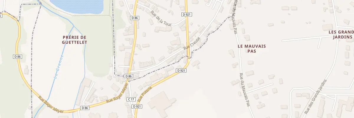 Plan du 36 Rue Creuse à Mondoubleau