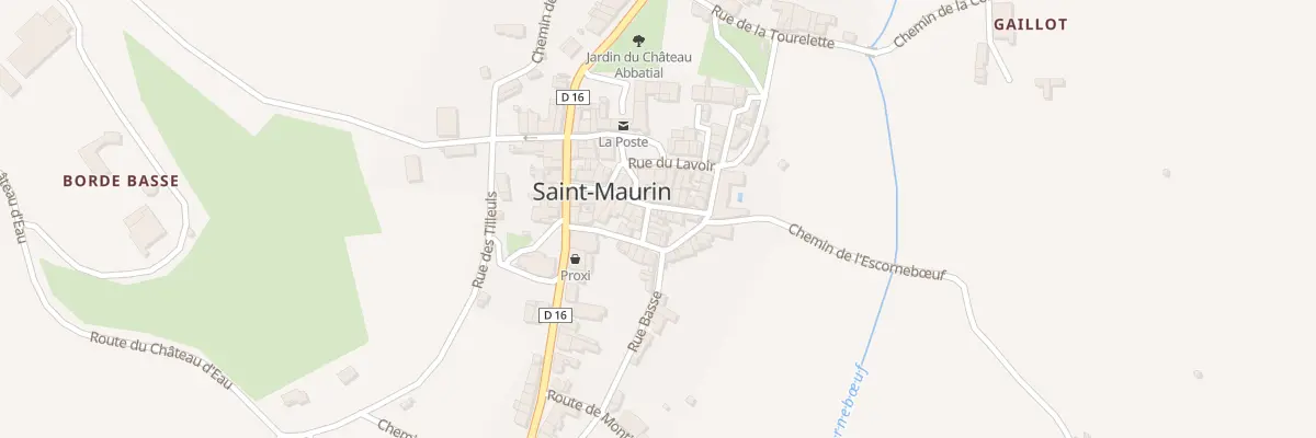 Plan du 2 Rue Traversière à Saint-Maurin