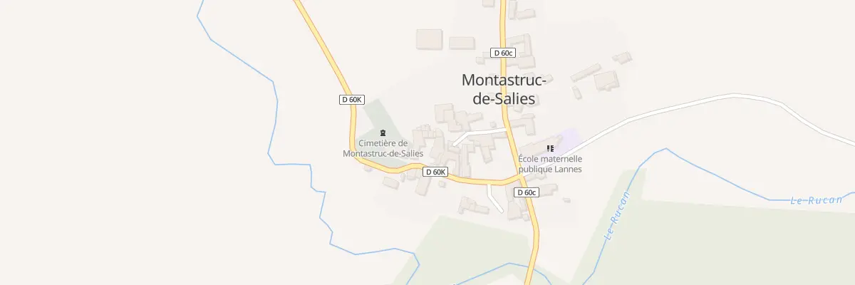 Plan du 151 Village de Lannes à Montastruc-de-Salies