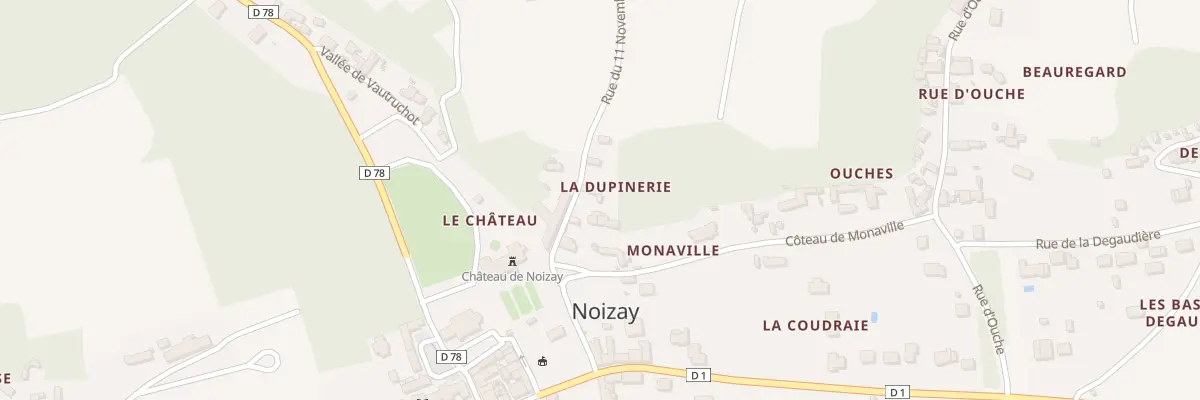 Plan du 158 Rue du 11 Novembre à Noizay