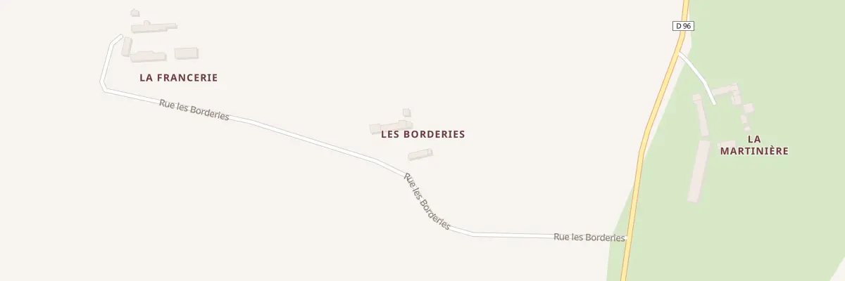 Plan du 112 Les Borderies à Esves-le-Moutier