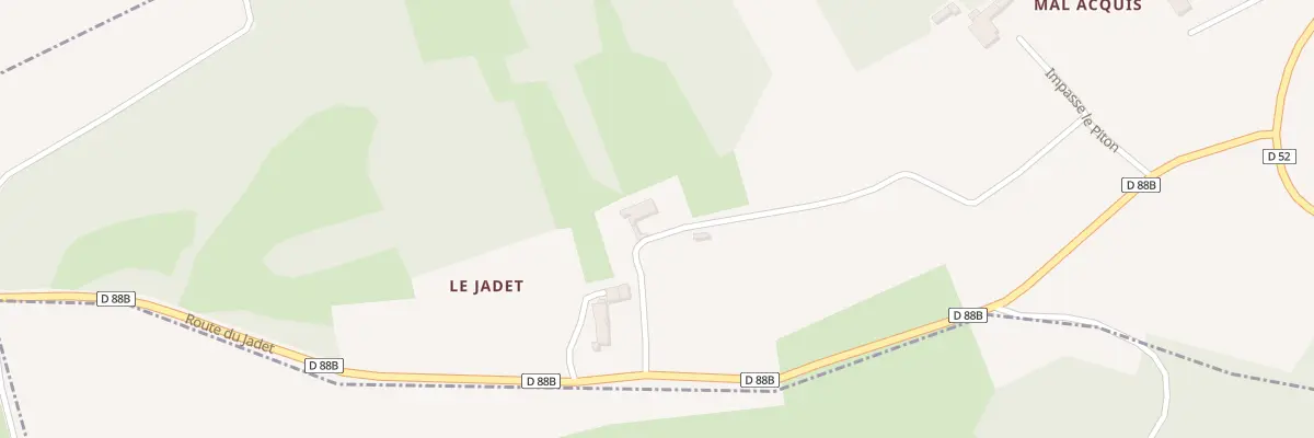 Plan du 1 Le Jadet à Laffite-Toupière
