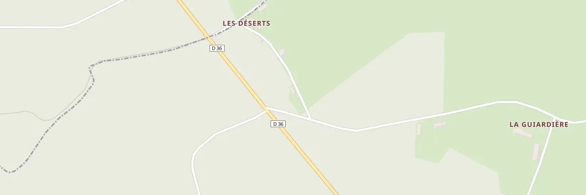 Plan du 180 Les Déserts à La Madeleine-Bouvet