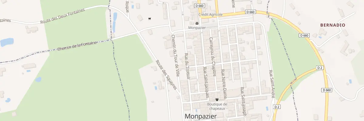 Plan du 19 Rue du Trottoir à Monpazier