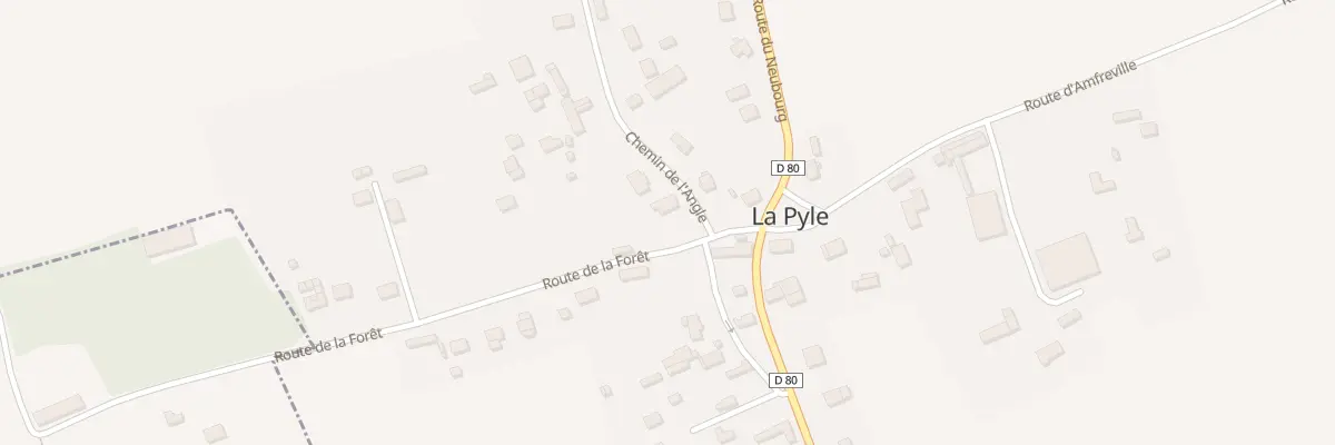 Plan du 4 Rte de la Foret à La Pyle