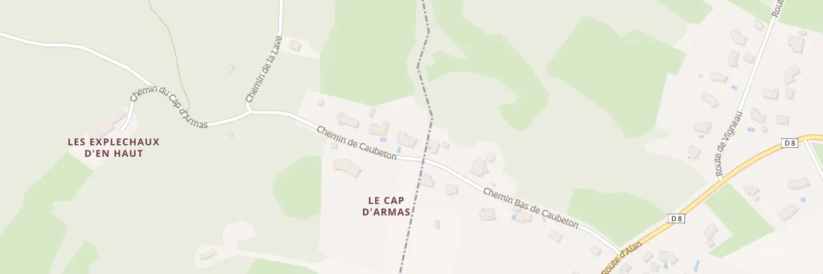 Plan du 116 Caubeton à Boussan