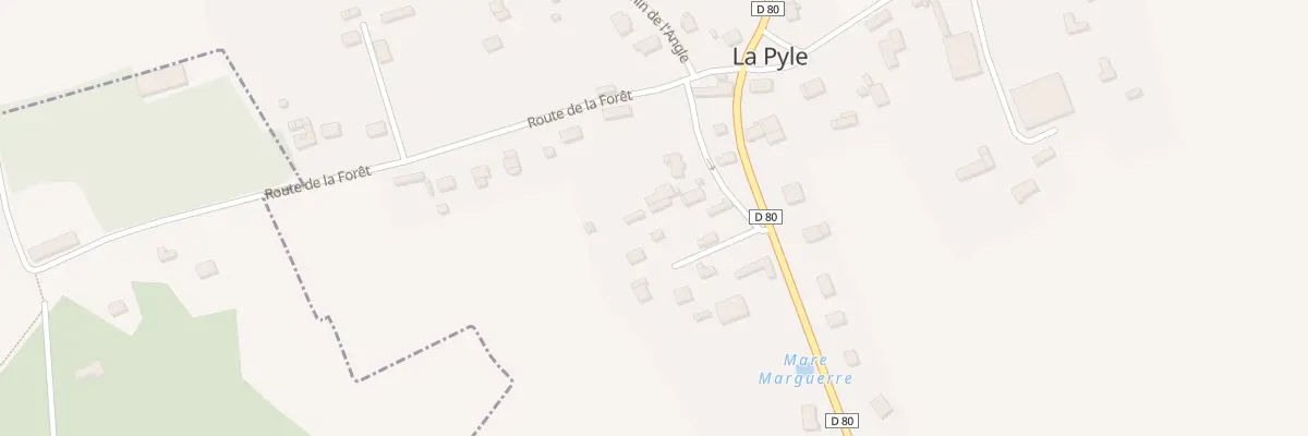 Plan du 4 Rue de la Sente à La Pyle