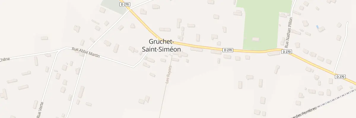 Plan du 1069 Rue les Ruyats à Gruchet-Saint-Siméon