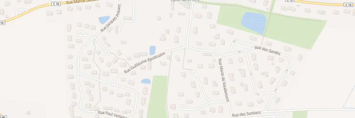 Plan du 2 Rue Marie de Vaudemont à Saint-Pierre-du-Bosguérard