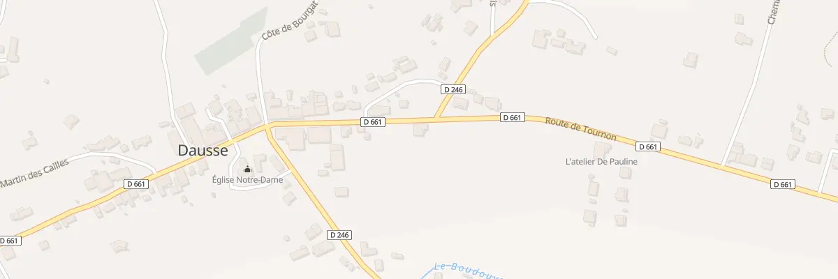 Plan du 192 Av André Testut à Dausse