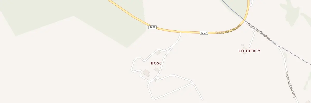Plan du 5007 Bosc à Cumont