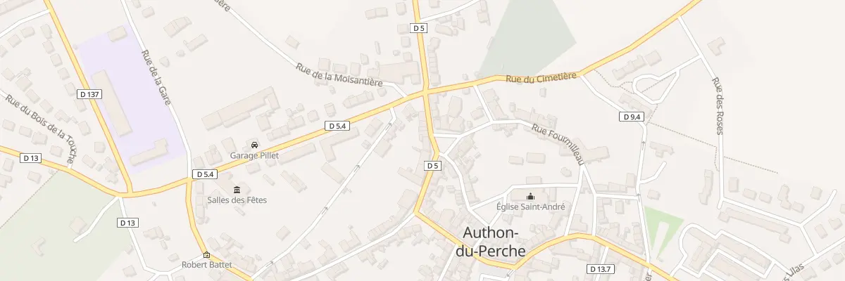 Plan du 11 Rue du sous Lieutenant Germond à Authon-du-Perche