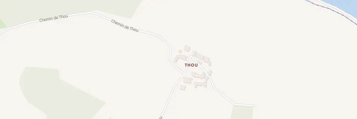 Plan du 2 Thou à Boussay