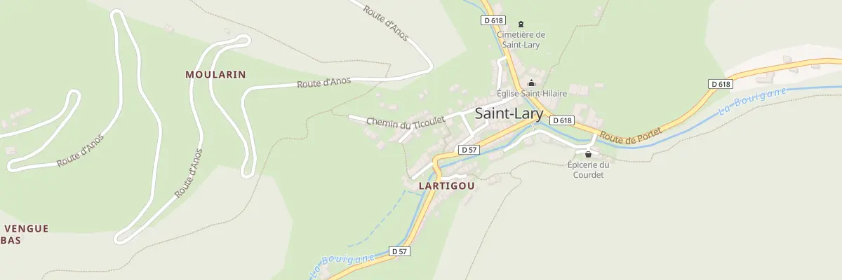 Plan du 225 Village à Saint-Lary