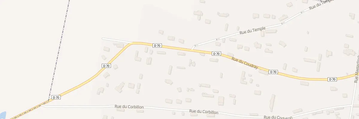 Plan du 1107 Rue du Coudray à Gruchet-Saint-Siméon