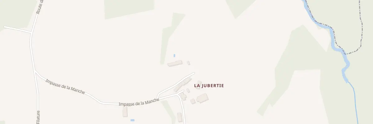 Plan de La Jubertie Nord à Saint-Jory-de-Chalais