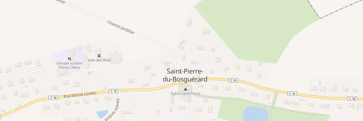 Plan du 1 Che Jardillier à Saint-Pierre-du-Bosguérard