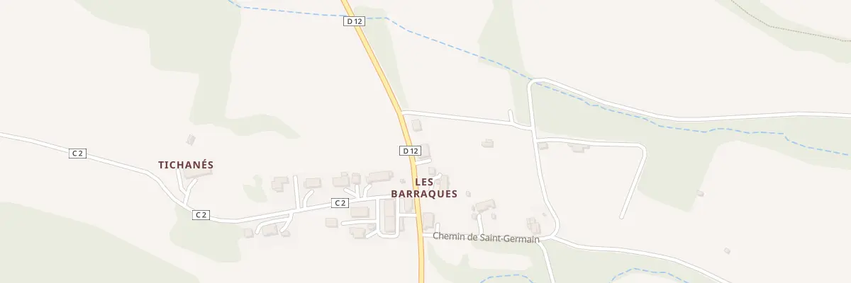 Plan du 3395 Rte de Mauvezin à Sainte-Marie