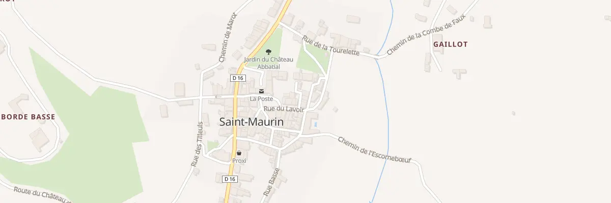 Plan du 18 Rue du Foirail à Saint-Maurin