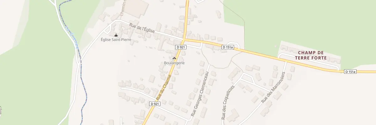 Plan du 3 Rue du Charme à Cormenon