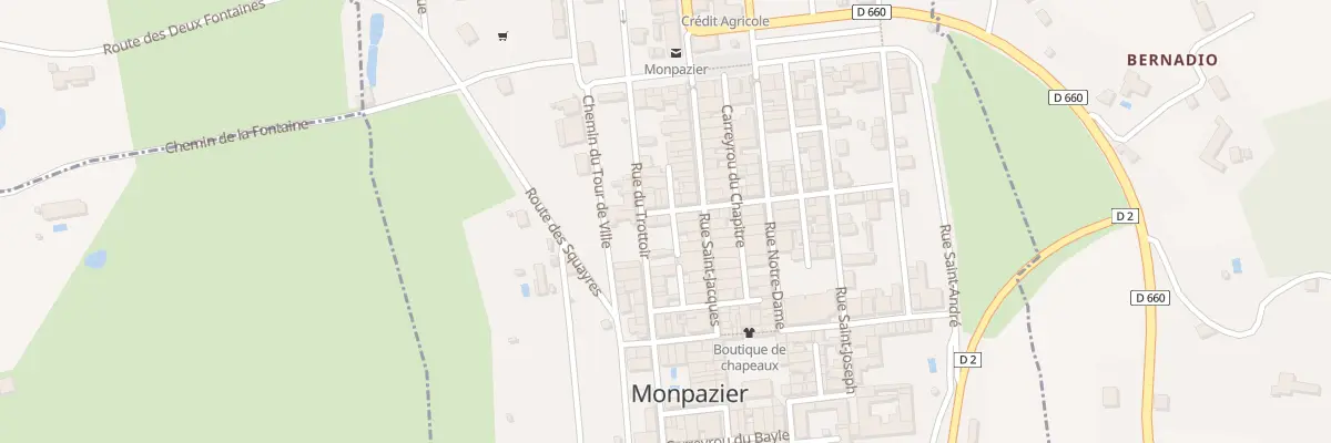 Plan du 4 Rue Transversale à Monpazier