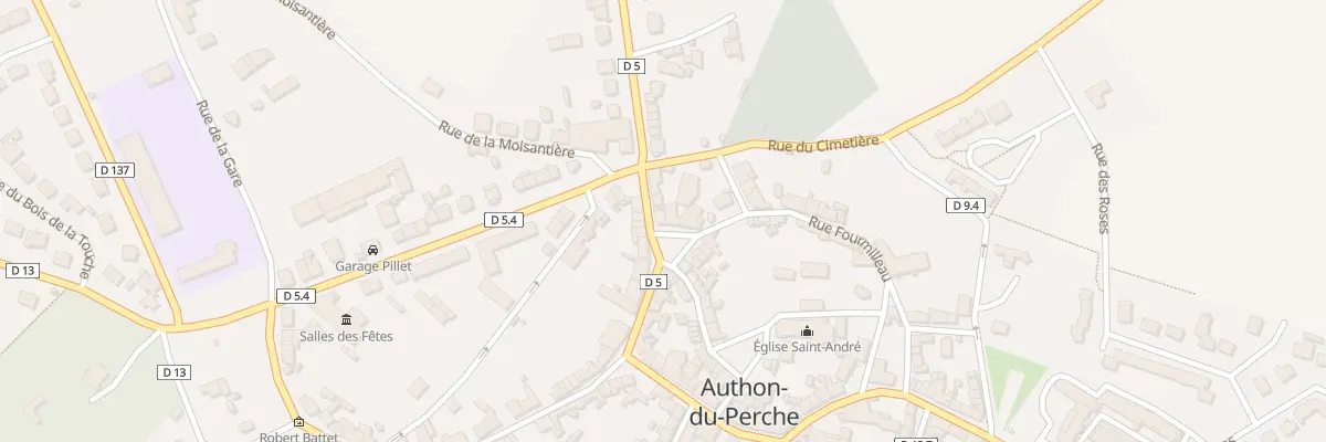Plan du 1 Pl du Puits de la Botte à Authon-du-Perche