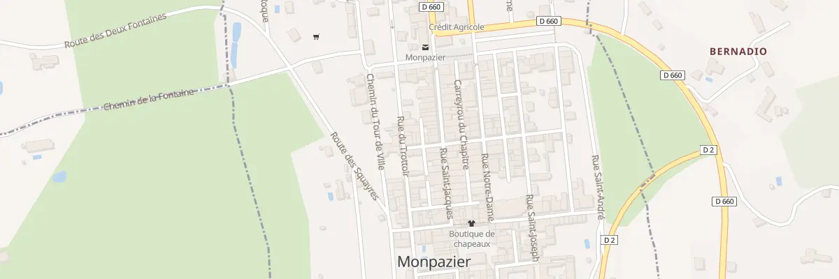 Plan du 1A Rue Transversale à Monpazier